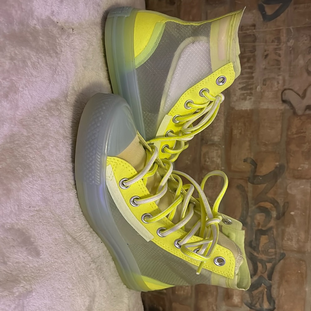 Green and clear converse